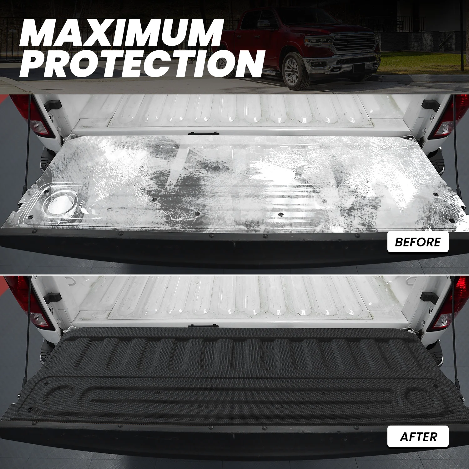 Fit for 2006-2018 Ram 1500 Heavy Duty Bed Mat or Tailgate Mat - Image 23