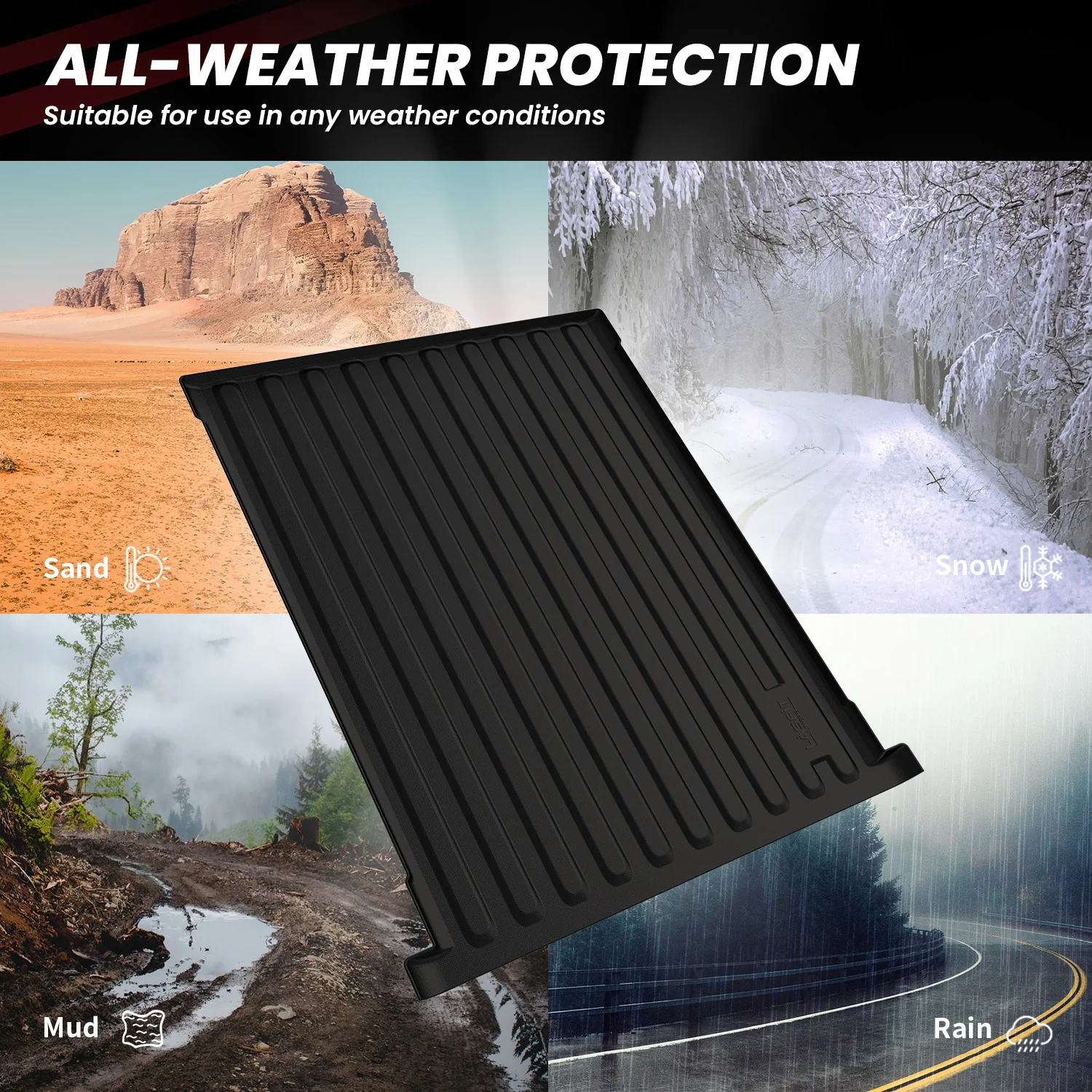 Fit for 2006-2018 Ram 1500 Heavy Duty Bed Mat or Tailgate Mat - Image 33