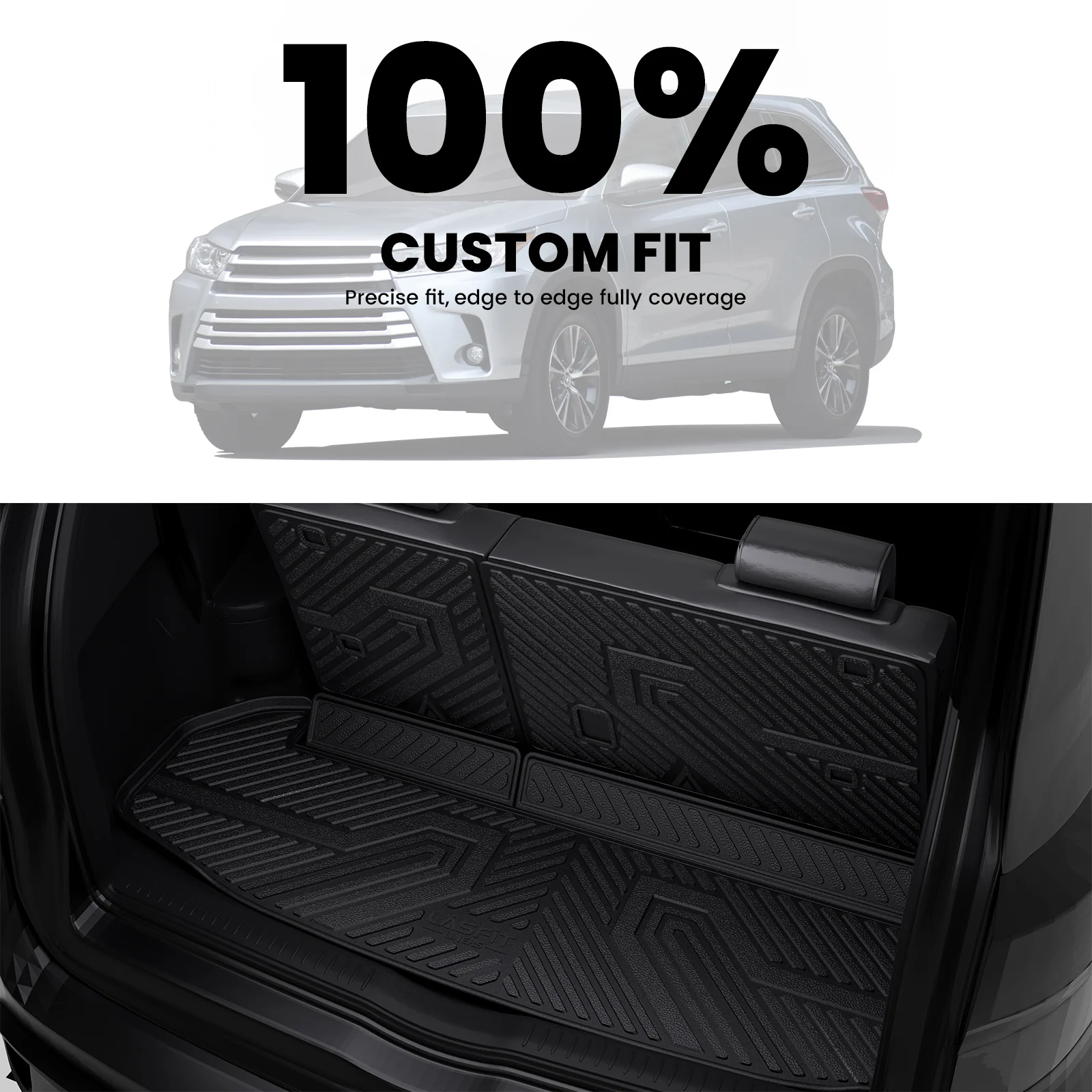 Fit for 2014-2019 Toyota Highlander Floor Mats or Seatback & Cargo Mats, Fit Gas Only - Image 22