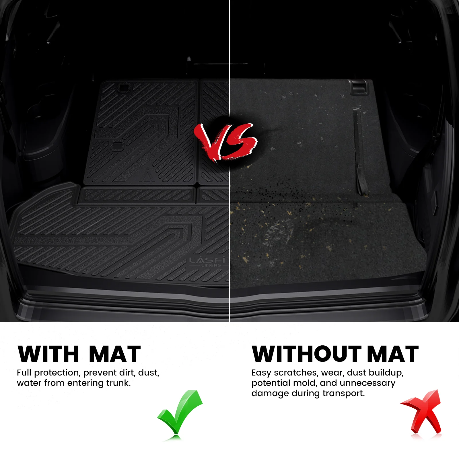 Fit for 2014-2019 Toyota Highlander Floor Mats or Seatback & Cargo Mats, Fit Gas Only - Image 23