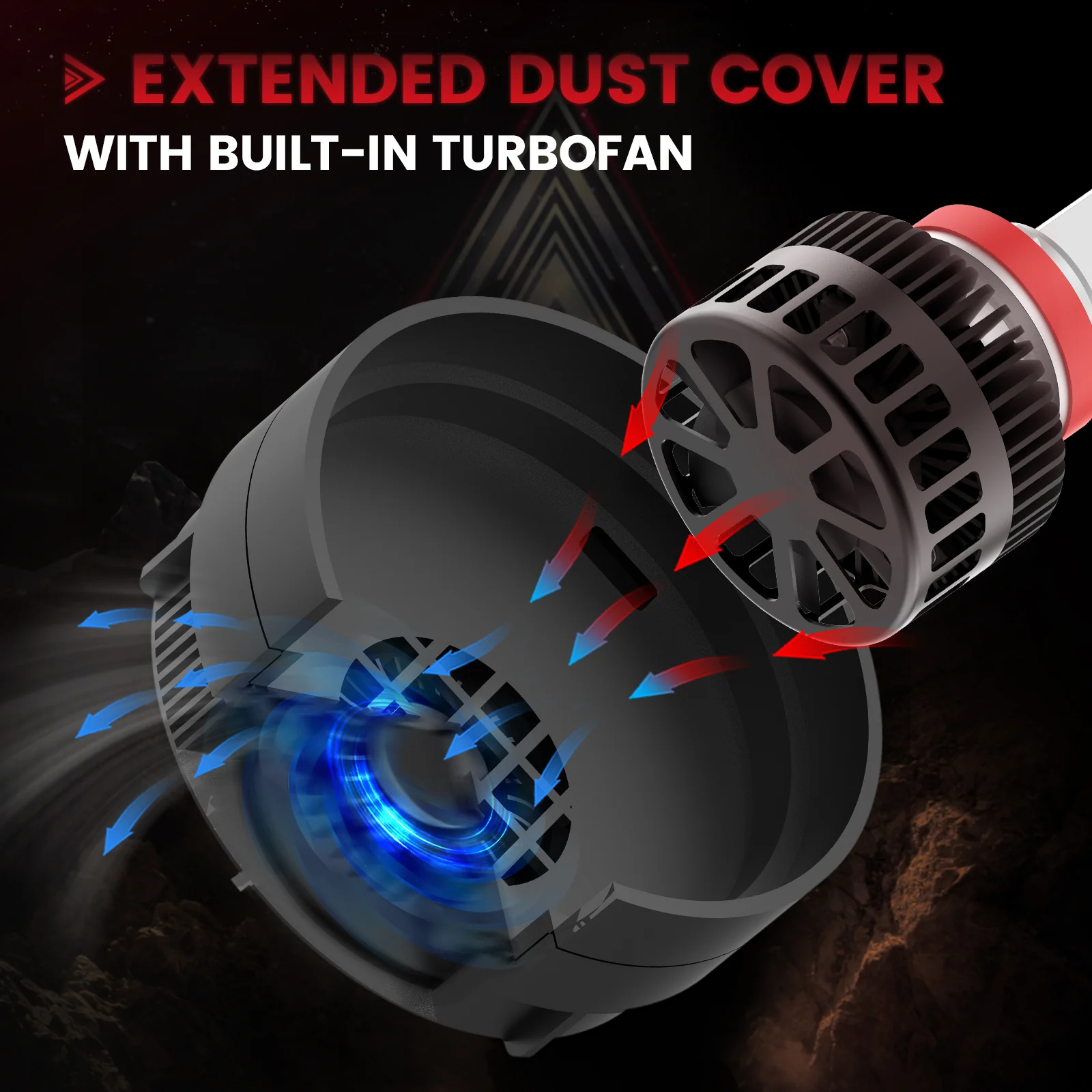 Fit for Ford Escape 2014-2016 Custom H11 LED Bulbs with Dust Cover | Pro-DC Series - Image 8
