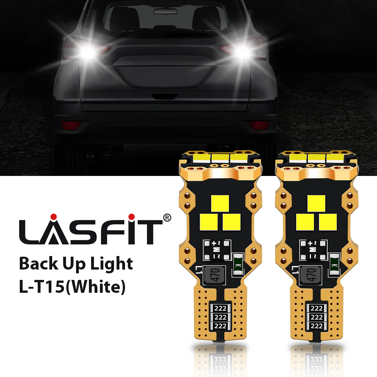Fit for 2014-2016 Ford Escape Custom H11 LED Bulbs w/Dust Cover Exterior Lights - Image 28