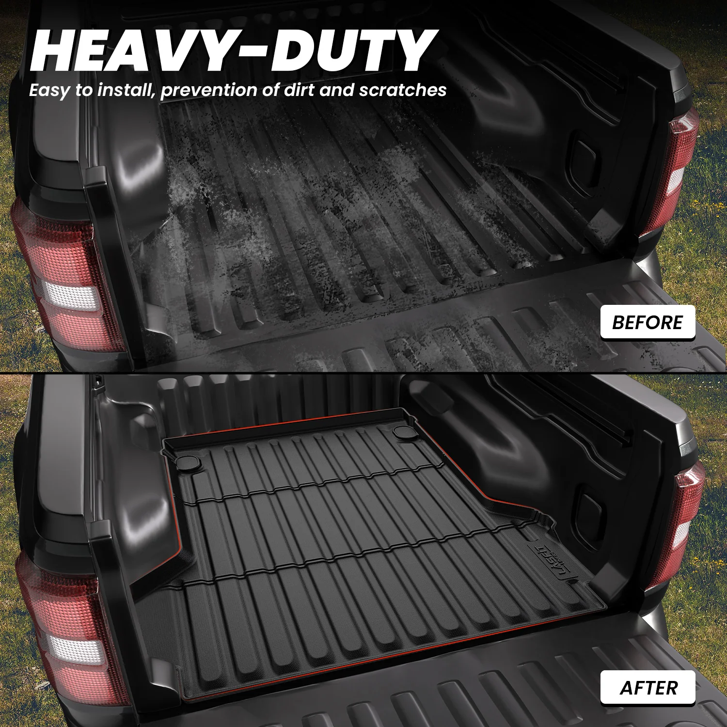 Fit for 2022-2026 Ford Maverick 4.5FT(54.4" ) Heavy Duty Truck Bed Mat or Tailgate Mat - Image 12