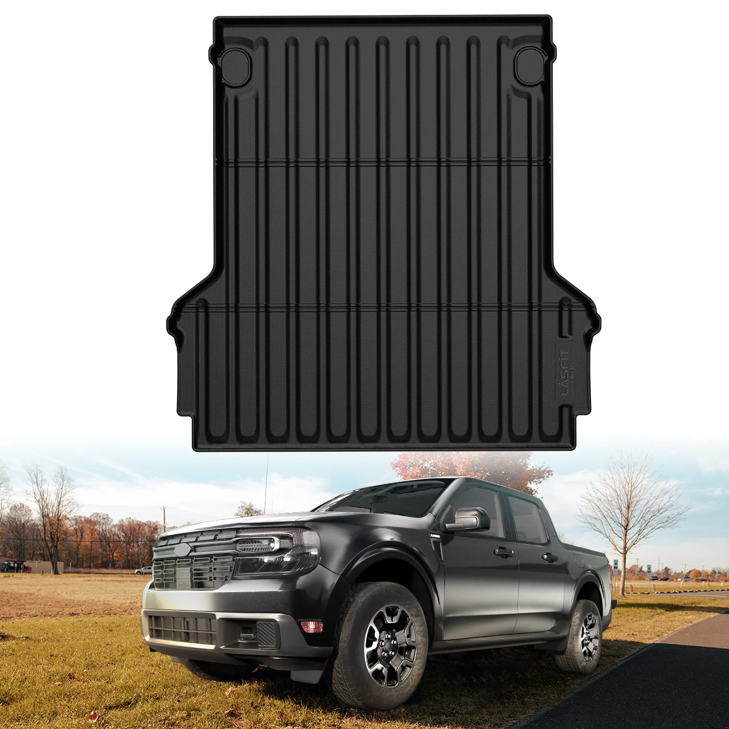Fit for 2022-2026 Ford Maverick 4.5FT(54.4" ) Heavy Duty Truck Bed Mat or Tailgate Mat - Image 17