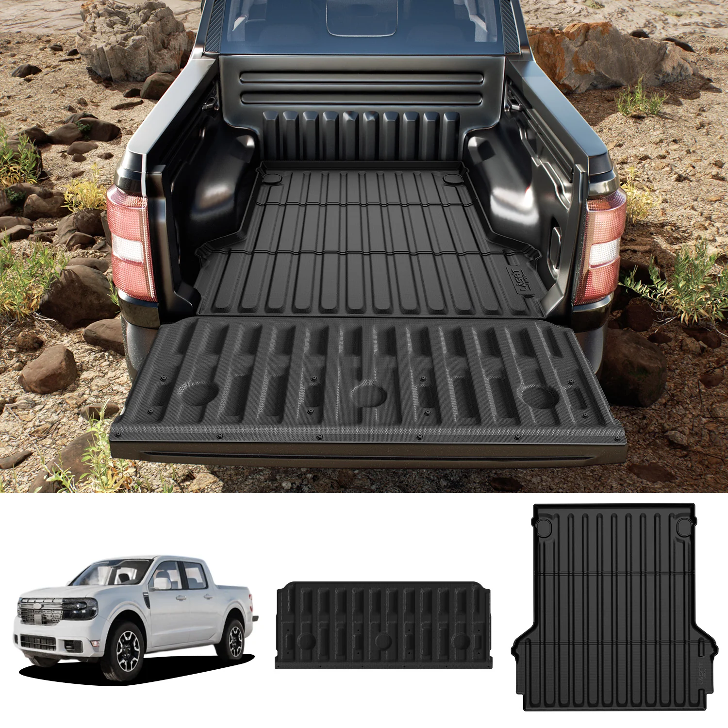 Fit for 2022-2026 Ford Maverick 4.5FT(54.4" ) Heavy Duty Truck Bed Mat or Tailgate Mat - Image 26