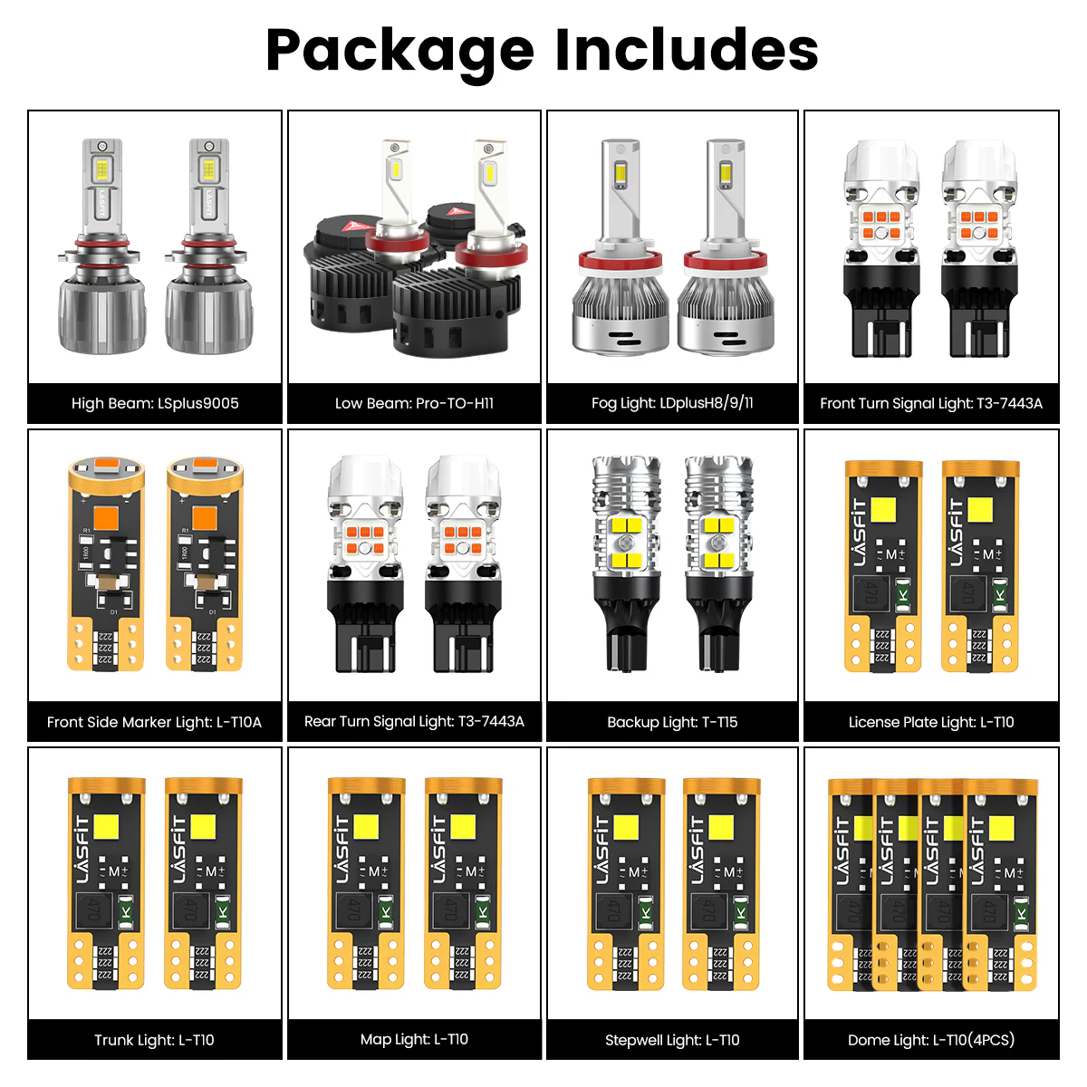 Custom Engineered for 2017-2019 Toyota Highlander LED Bulbs Upgrade | Tested and Verified - Image 56