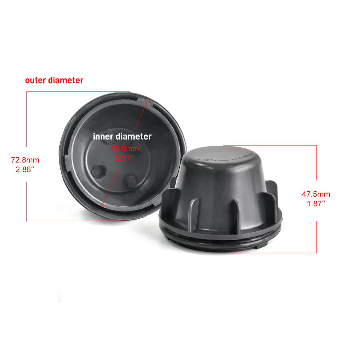 Fit for Hyundai Tucson Elantra LED Bulb Dust Cover Seal Cap Waterproof OEM Design - Image 2