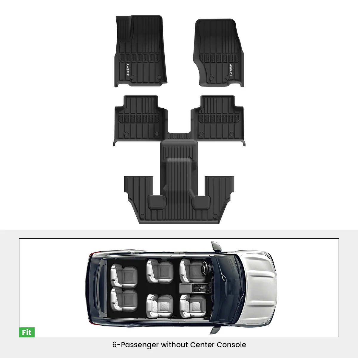 Fit for 2021-2026 Jeep Grand Cherokee L Floor Mats or Cargo Mat - Image 14