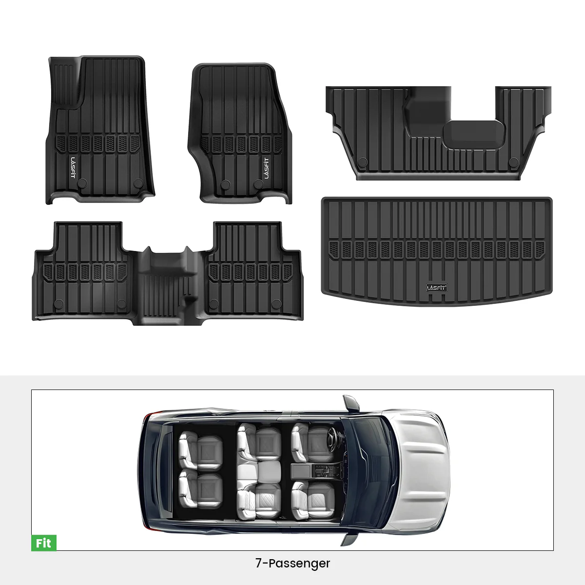 Fit for 2021-2026 Jeep Grand Cherokee L Floor Mats or Cargo Mat - Image 3