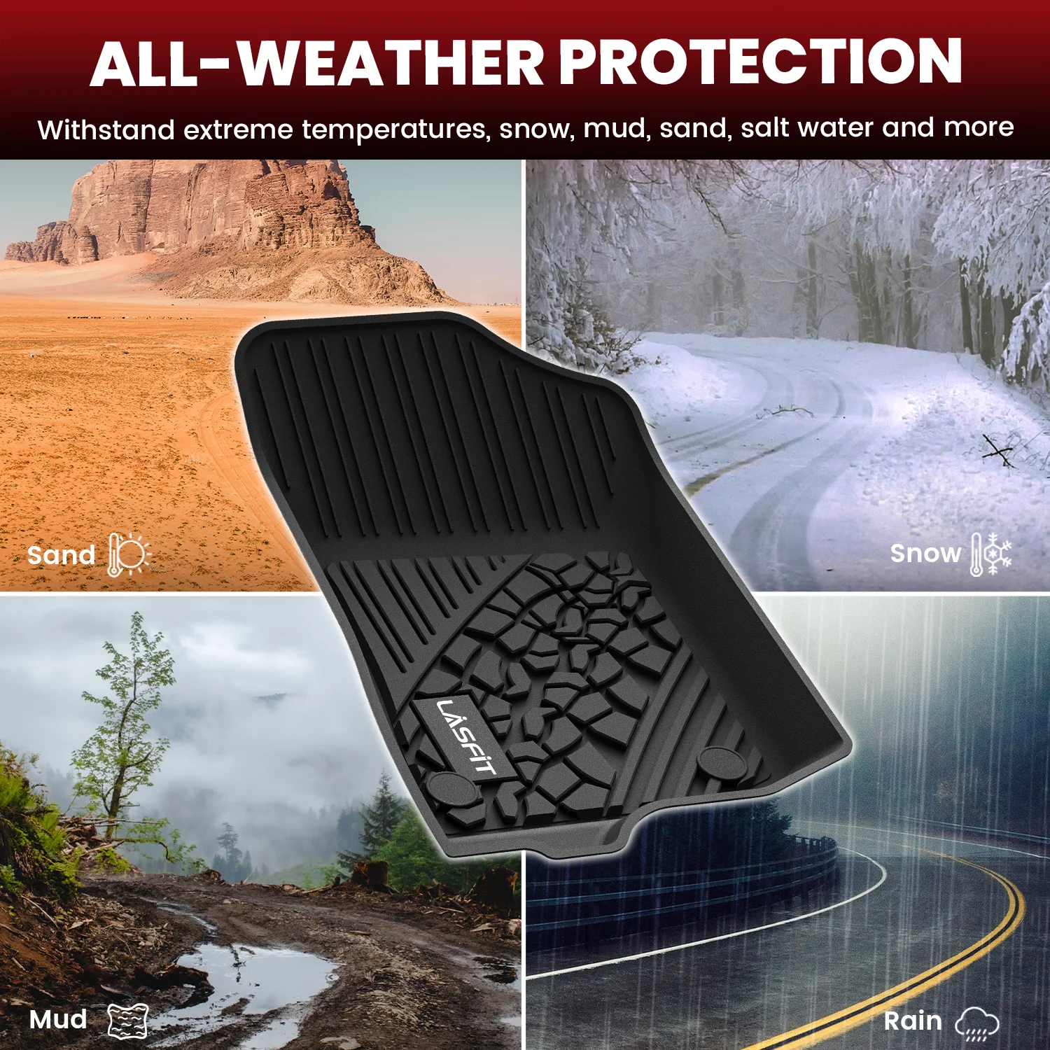 Fit for 2021-2025 Jeep Wrangler 4xe Floor Mats or Cargo Mat, Don't Fit Wrangler JL - Image 18