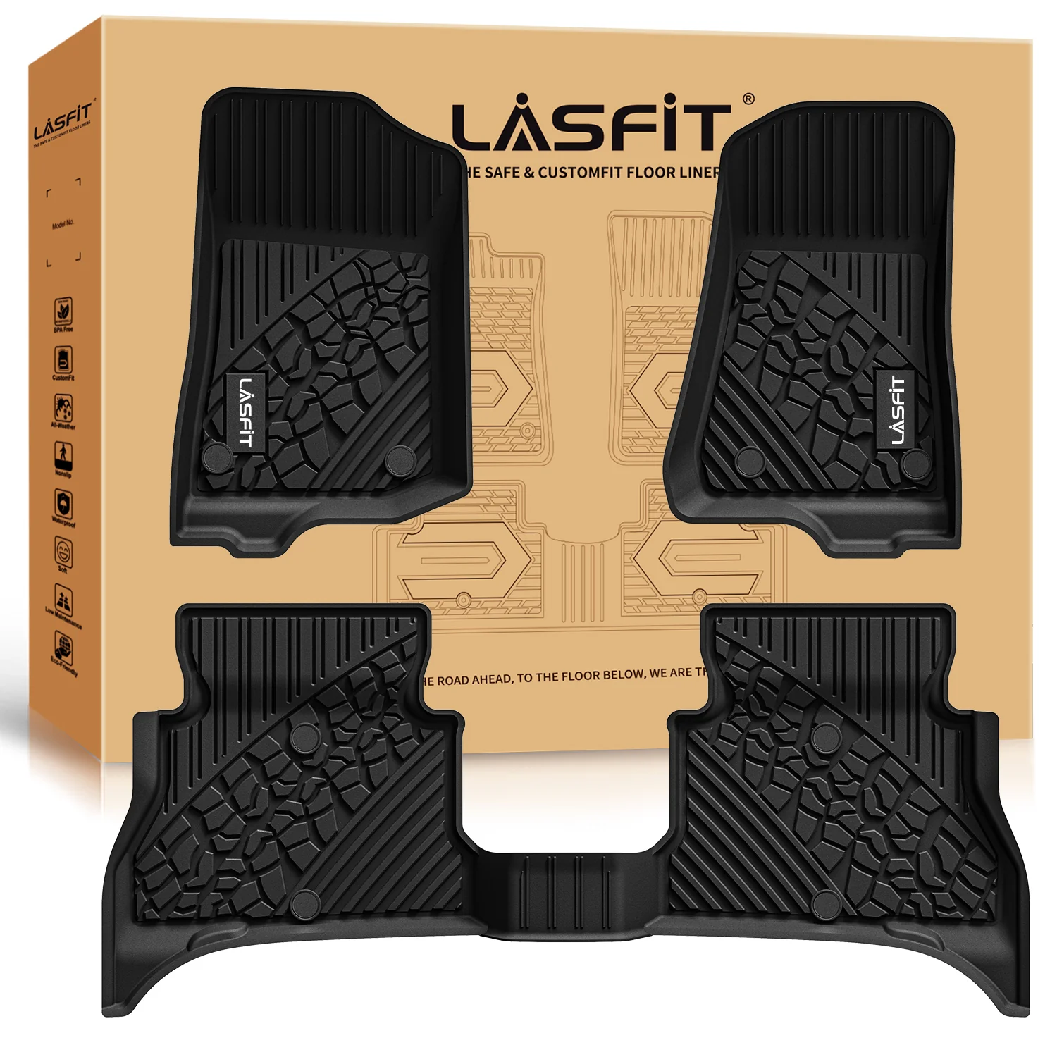 Fit for 2021-2025 Jeep Wrangler 4xe Floor Mats or Cargo Mat, Don't Fit Wrangler JL - Image 19
