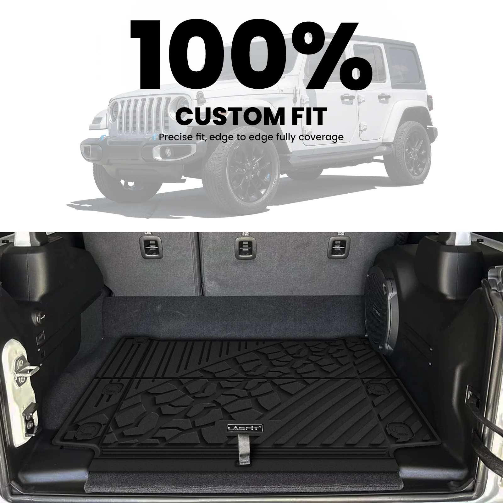 Fit for 2021-2025 Jeep Wrangler 4xe Floor Mats or Cargo Mat, Don't Fit Wrangler JL - Image 24