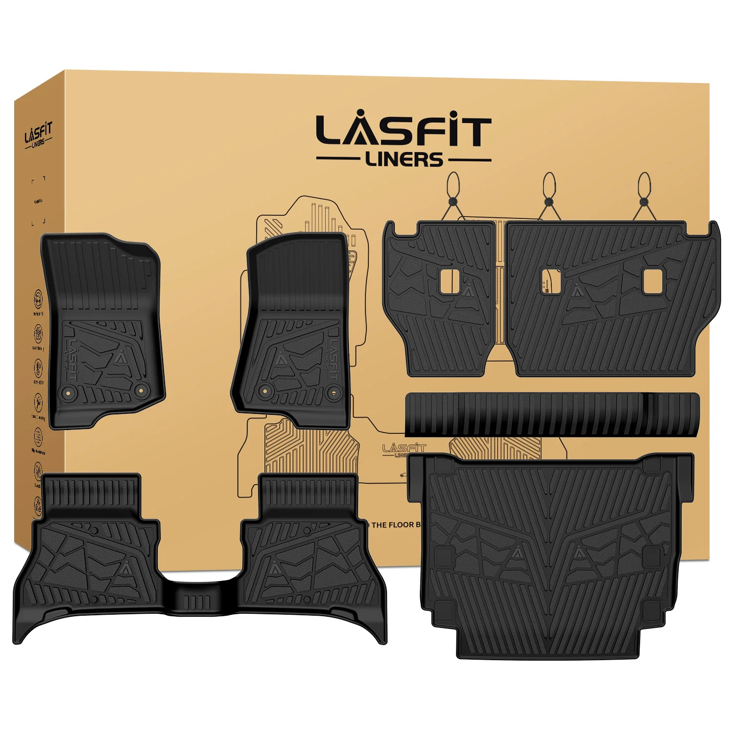 Fit for 2021-2025 Jeep Wrangler 4xe Floor Mats or Cargo Mat, Don't Fit Wrangler JL - Image 36
