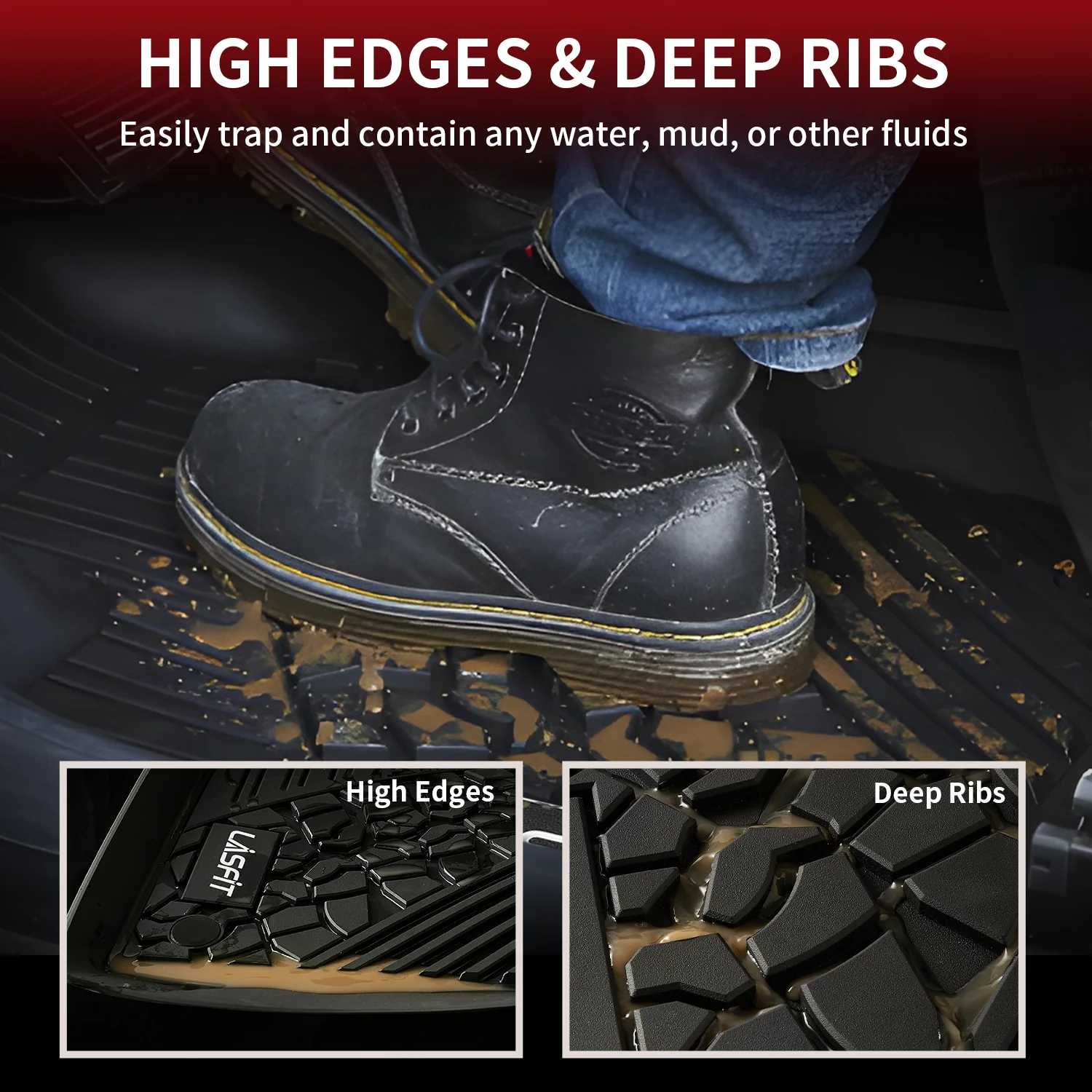 Fit for 2018-2026 Jeep Wrangler JL Floor Mats or Cargo Mat, Fit 4-Door Only(Don't fit 4xe) - Image 40