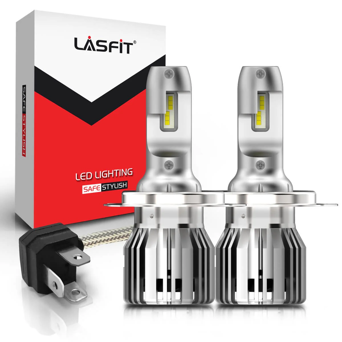 50W 9003 H4 HB2 LC Plus Series | 5,000LM 6000K LED Bulbs