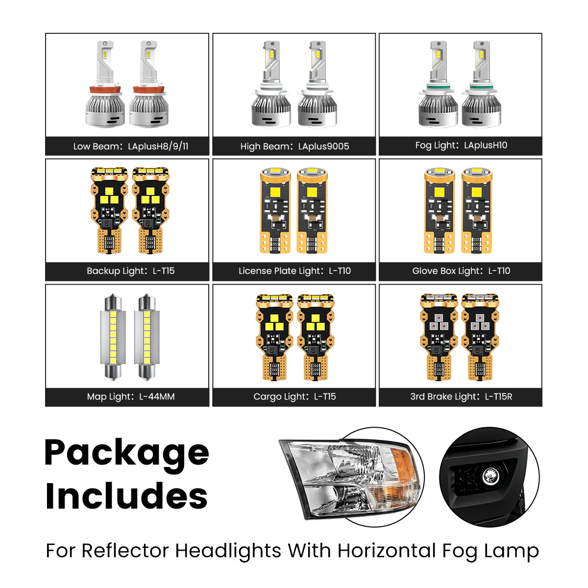 Fit for 2013-2015 Ram 1500 LED Bulbs Upgrade | Tested and Verified - Image 5