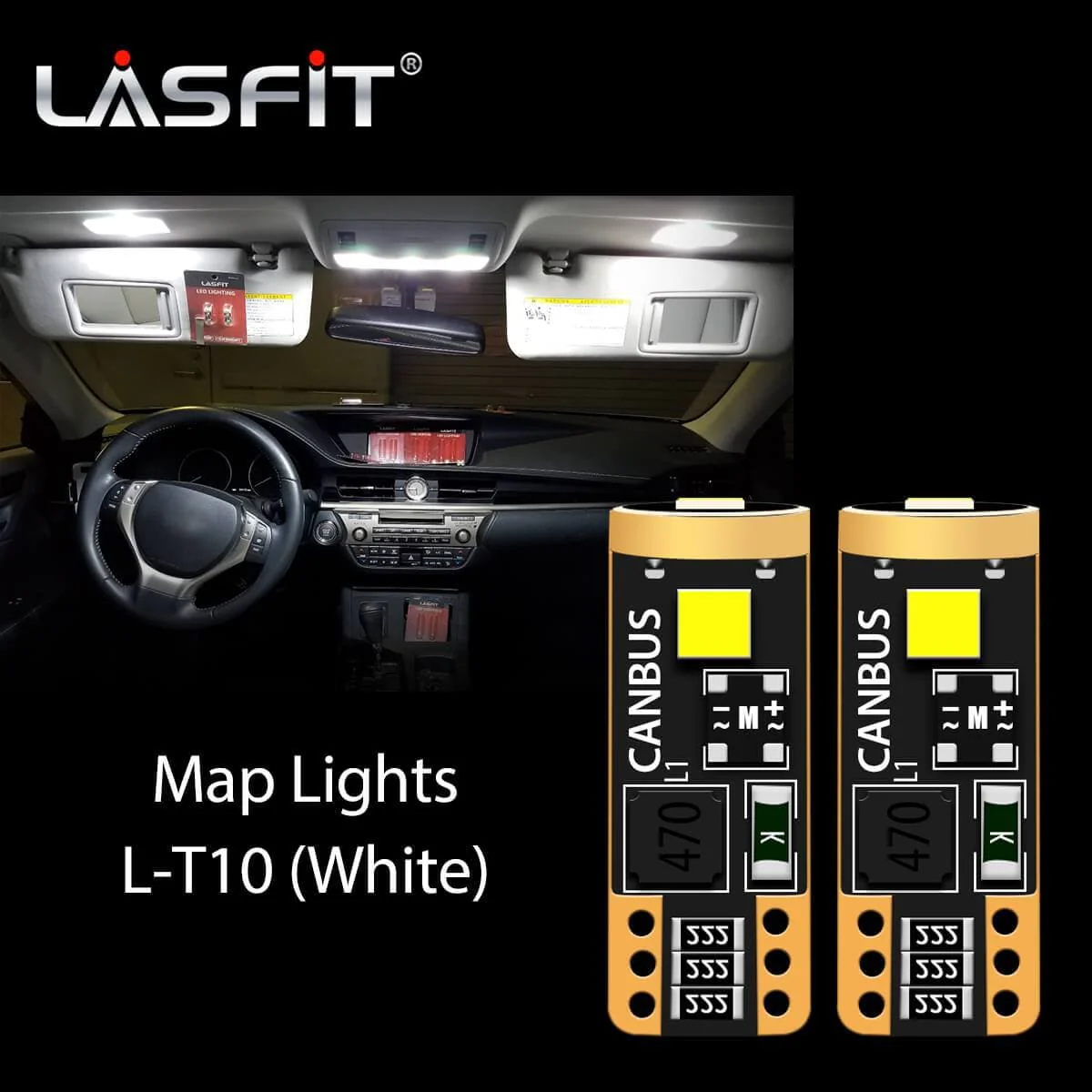 Fit for 2013-2015 Lexus ES350 LED H11 9005 Exterior Interior Light Bulbs - Image 24
