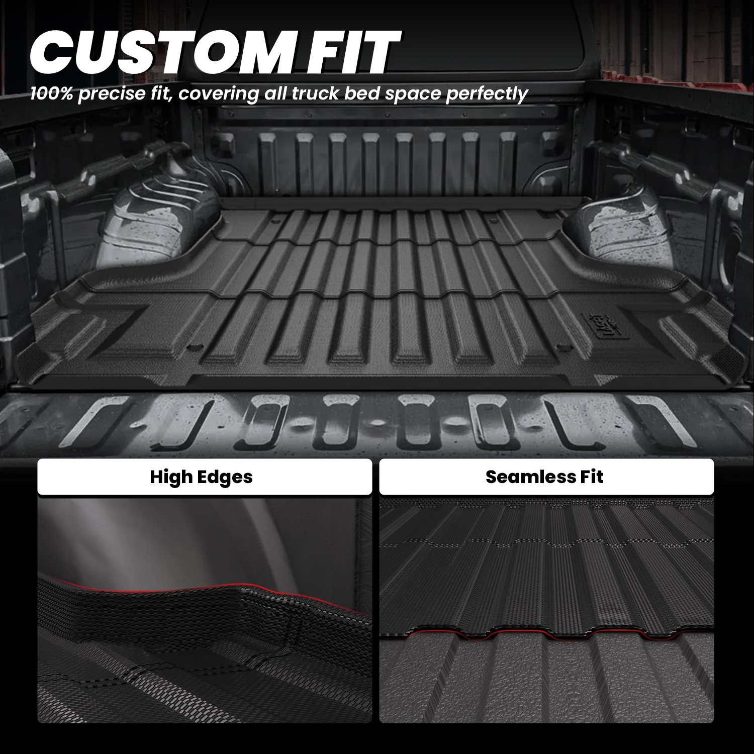 Fit for 2022-2026 Nissan Frontier Heavy Duty Custom Truck Bed Mat or Tailgate Mat, Not Fit Drop-in liners - Image 14