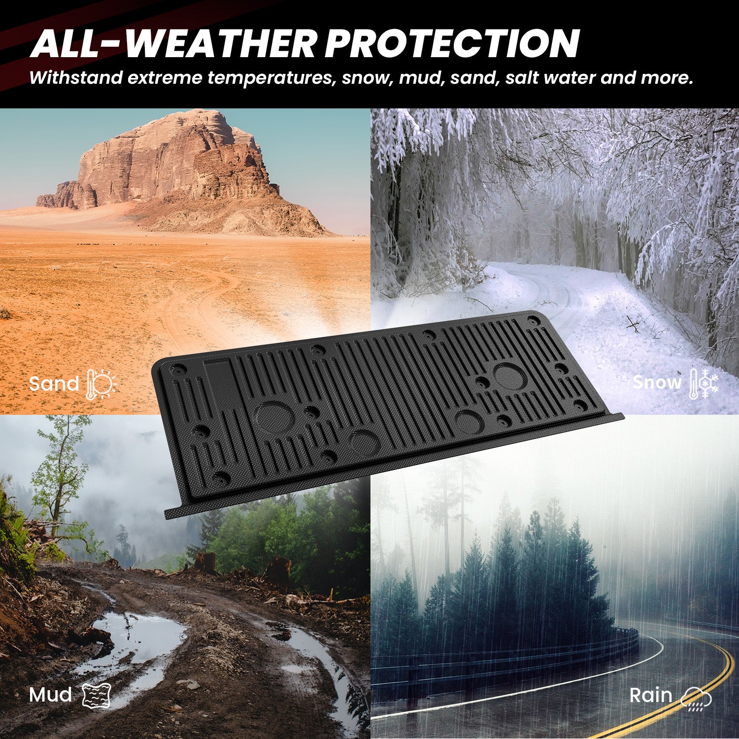 Fit for 2022-2026 Nissan Frontier Heavy Duty Custom Truck Bed Mat or Tailgate Mat, Not Fit Drop-in liners - Image 25