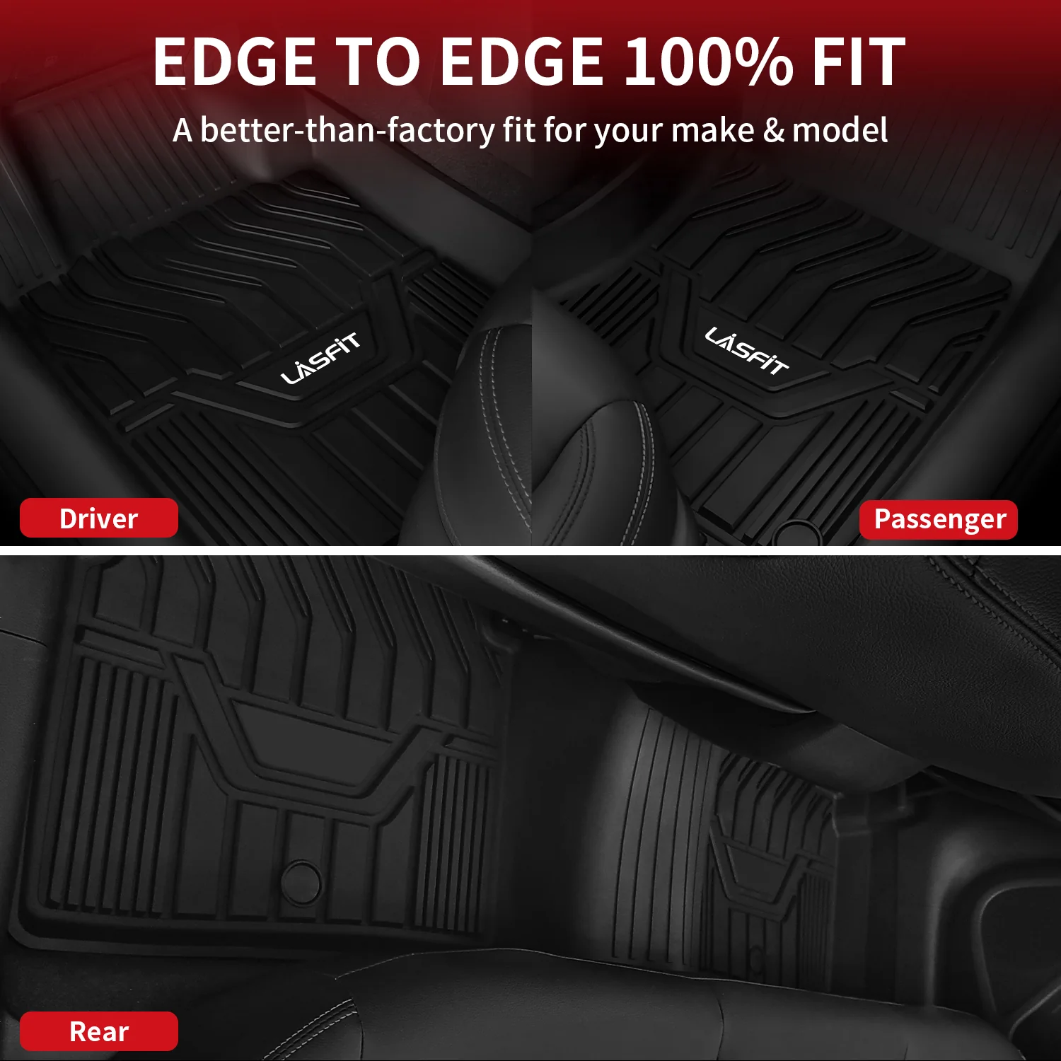 Fit for 2021-2026 Nissan Rogue TPE Material Floor Mats or Cargo Mat, Not for Sport - Image 10