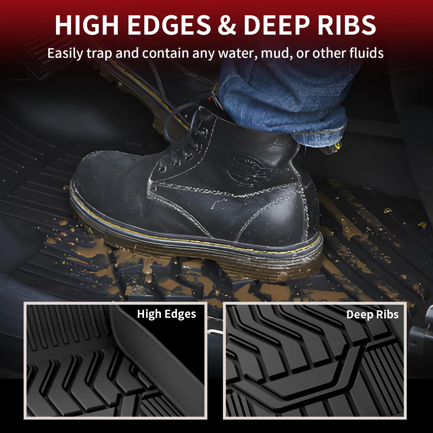 Fit for 2021-2026 Nissan Rogue TPE Material Floor Mats or Cargo Mat, Not for Sport - Image 14