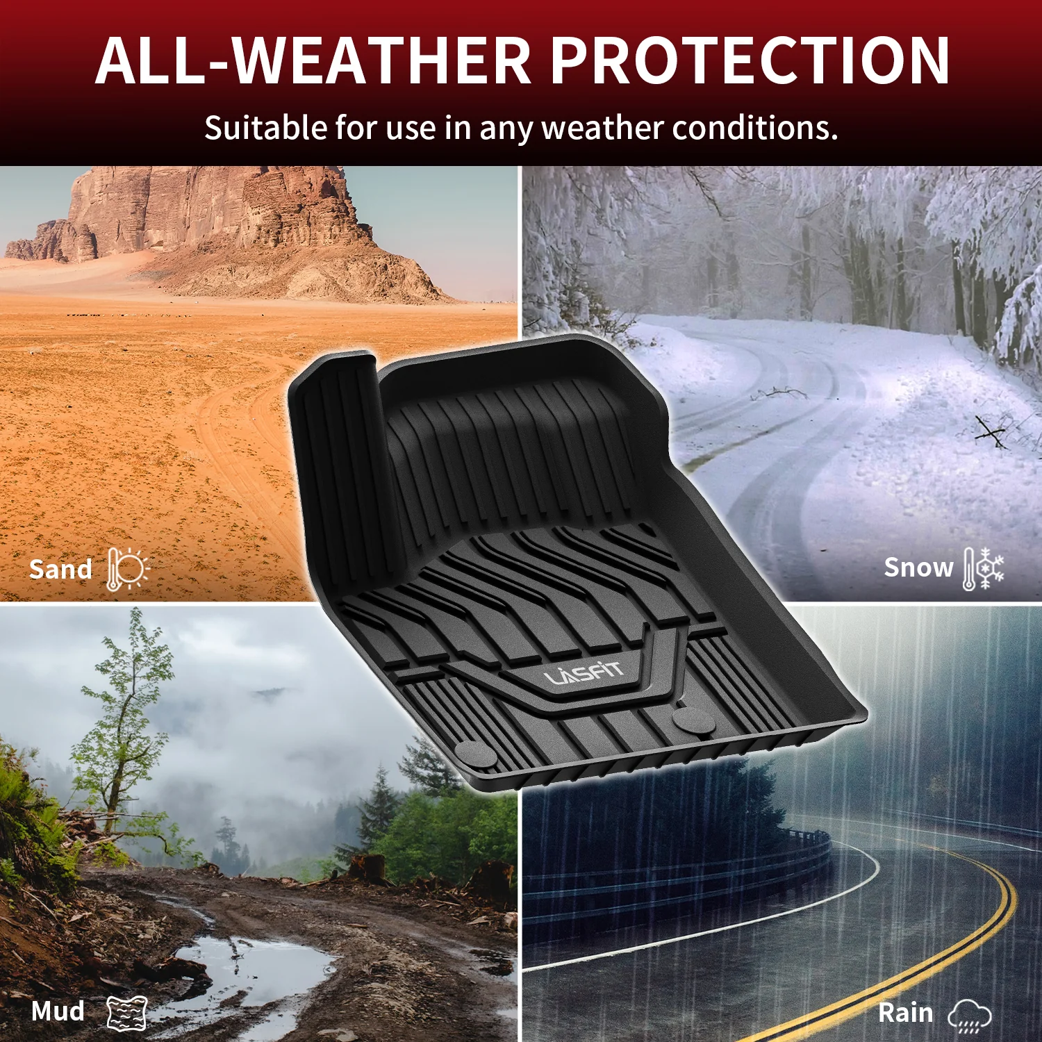 Fit for 2021-2026 Nissan Rogue TPE Material Floor Mats or Cargo Mat, Not for Sport - Image 16