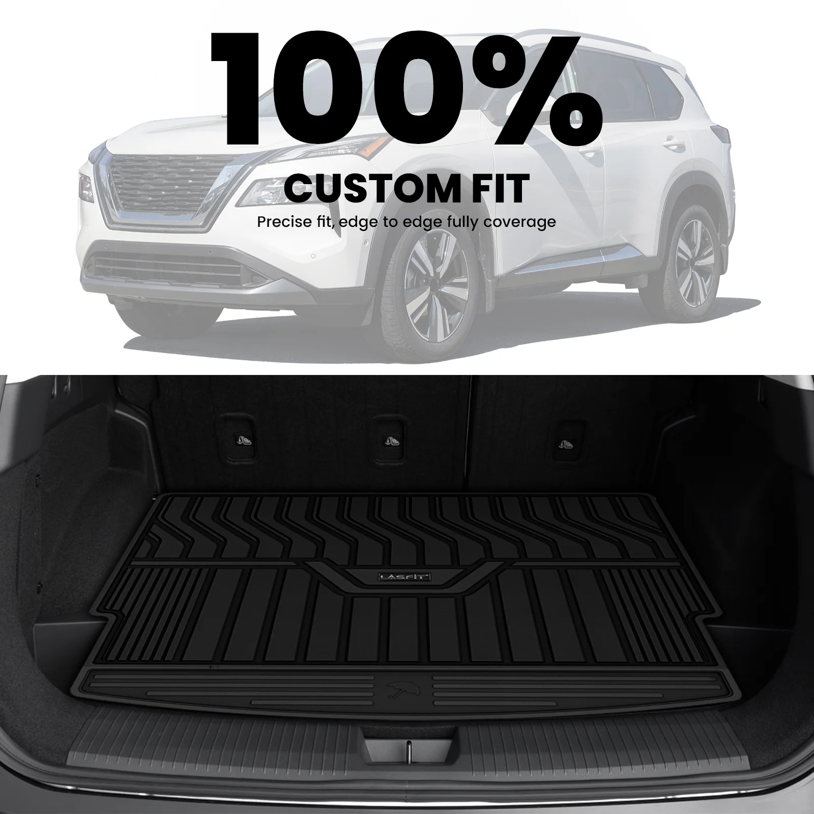 Fit for 2021-2026 Nissan Rogue TPE Material Floor Mats or Cargo Mat, Not for Sport - Image 30