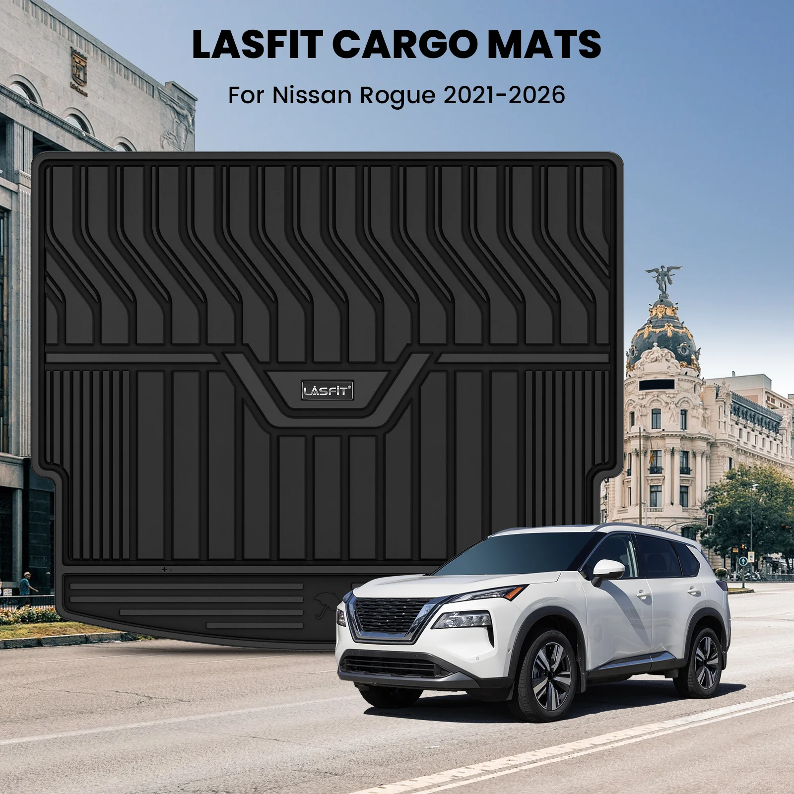Fit for 2021-2026 Nissan Rogue TPE Material Floor Mats or Cargo Mat, Not for Sport - Image 36
