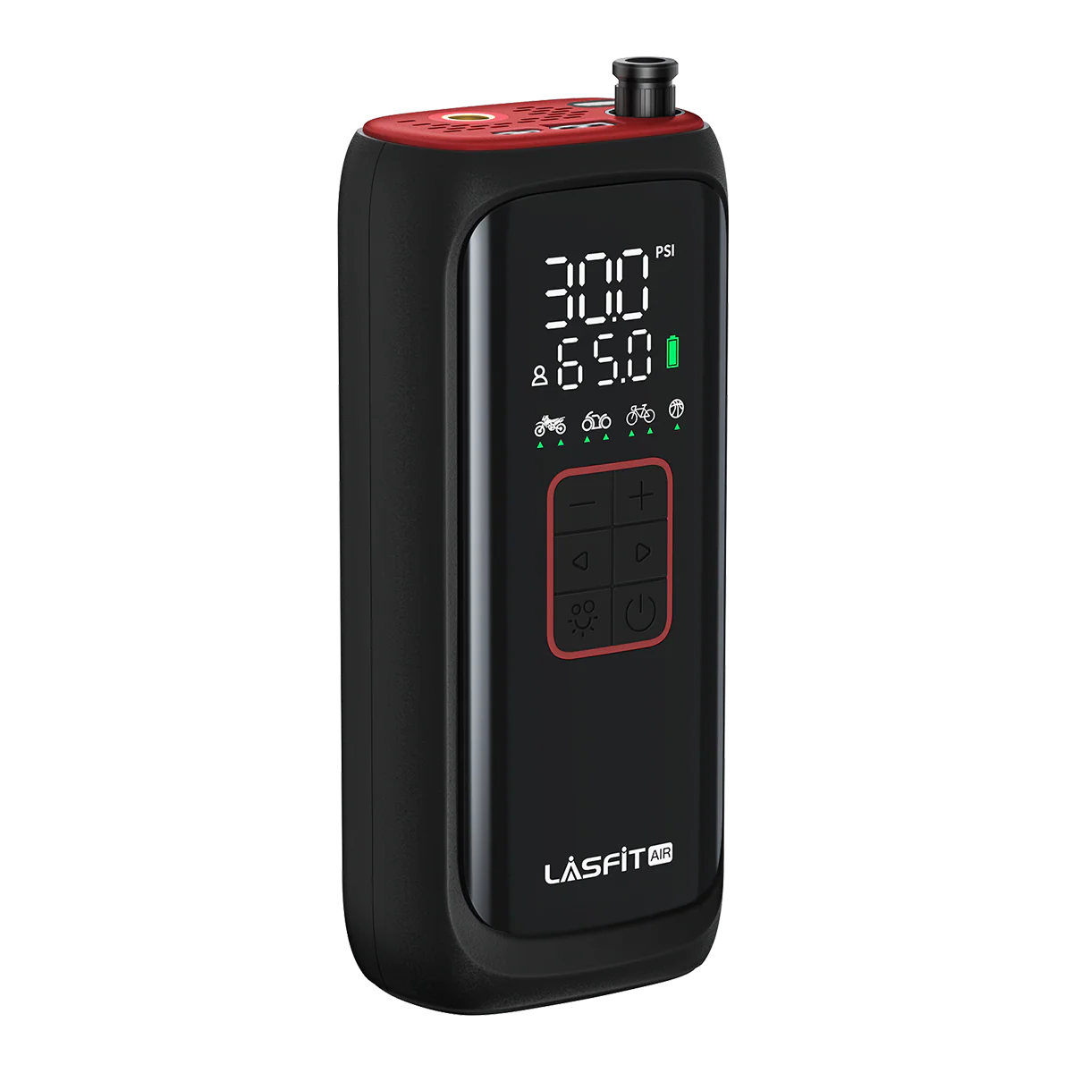 LASFIT AIR Portable Cordless Tire Inflator Air Compressor Pump for Bike Bicycle Motorcycle Ball