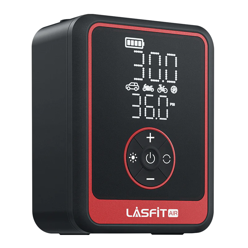 LASFIT AIR Portable Cordless Tire Inflator Car Air Compressor Pump for Car Motorcycle Bike Ball Inflatables