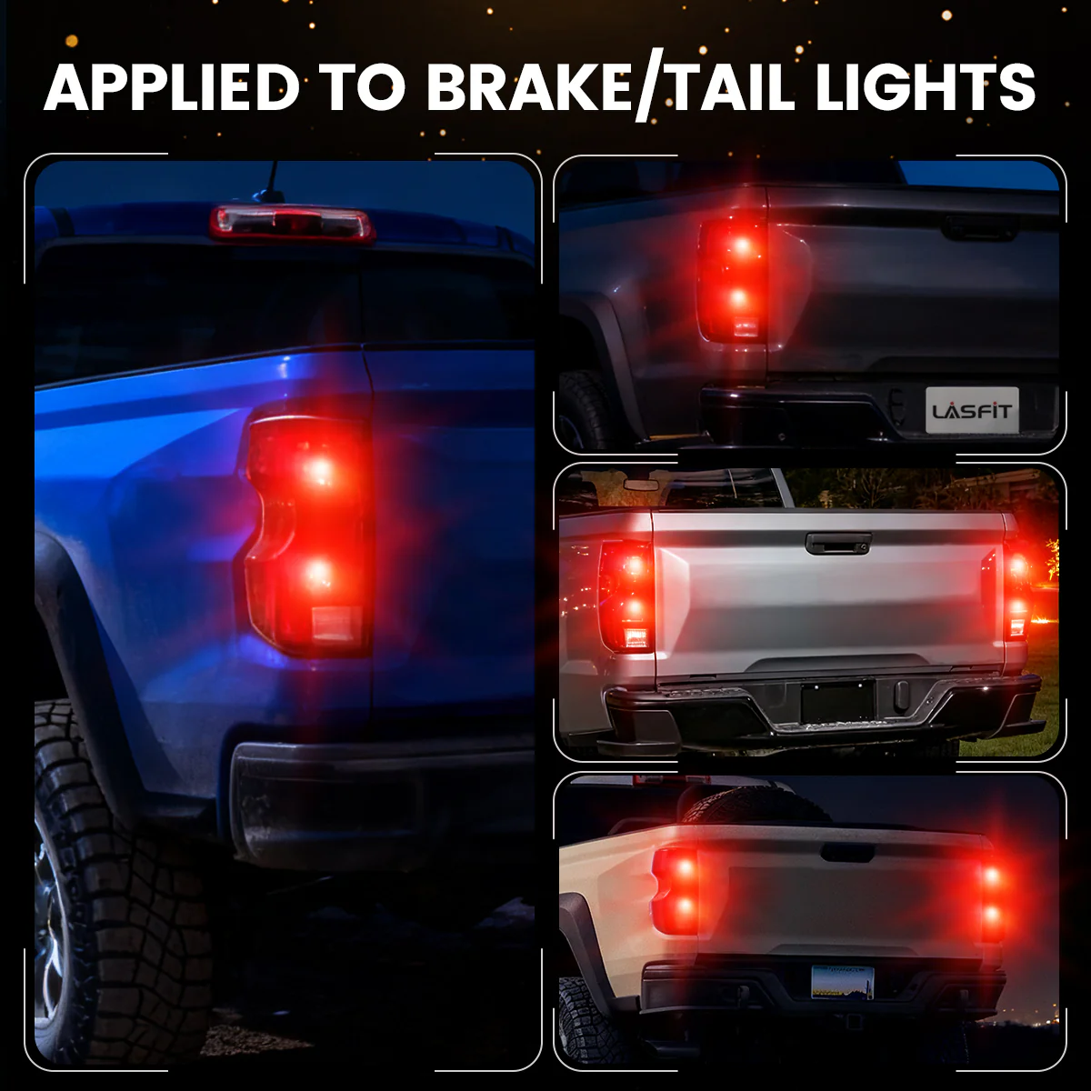 Red 7443 CanBus-Ready Rear Turn Signal Light Brake Light Tail Light LED Bulbs | D2 Series - Image 7