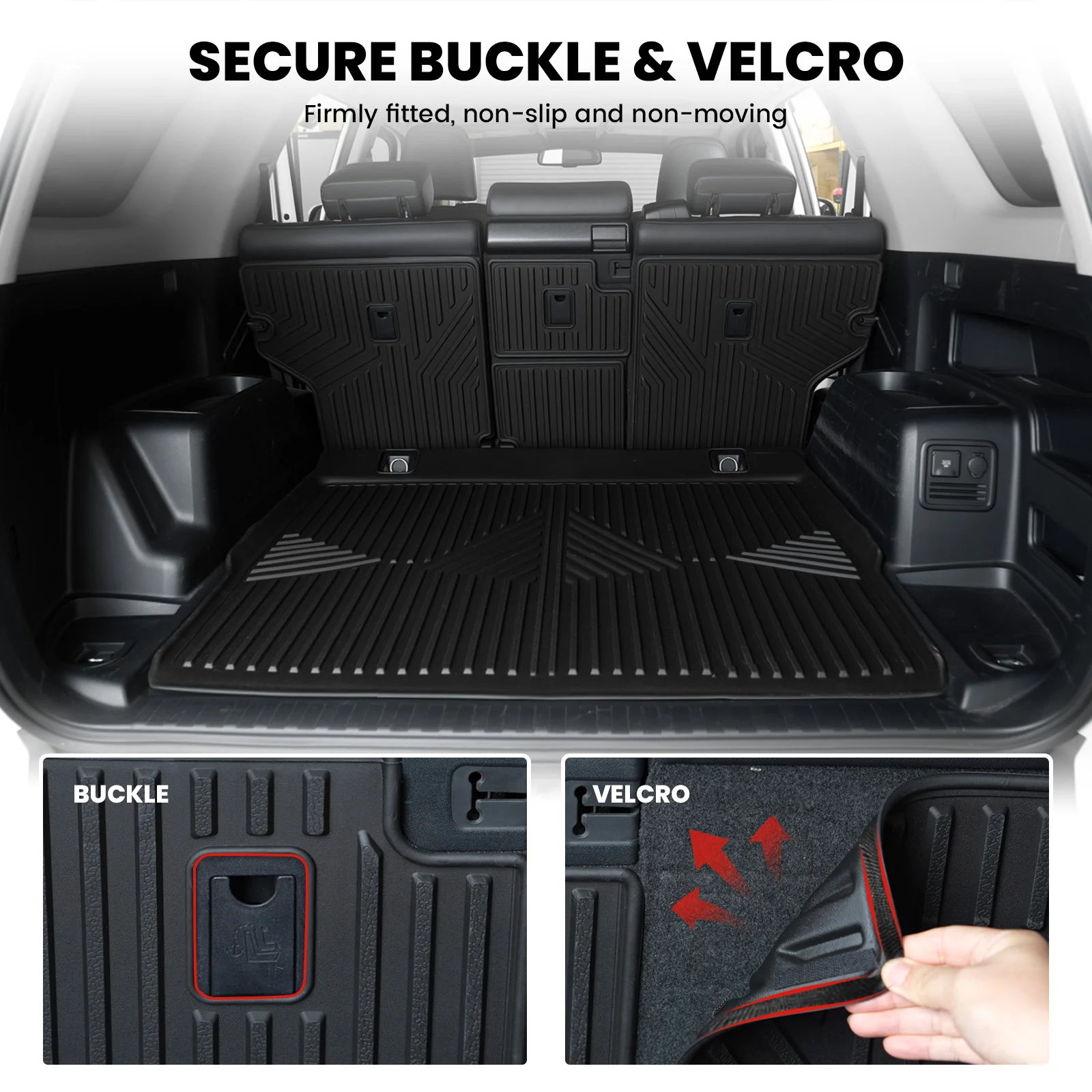 Fit for 2013-2024 Toyota 4Runner Floor Mats or Cargo Mat or Seatback Mat - Image 26