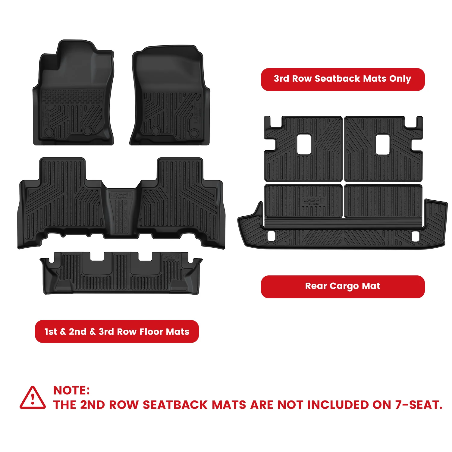Fit for 2013-2024 Toyota 4Runner Floor Mats or Cargo Mat or Seatback Mat - Image 30