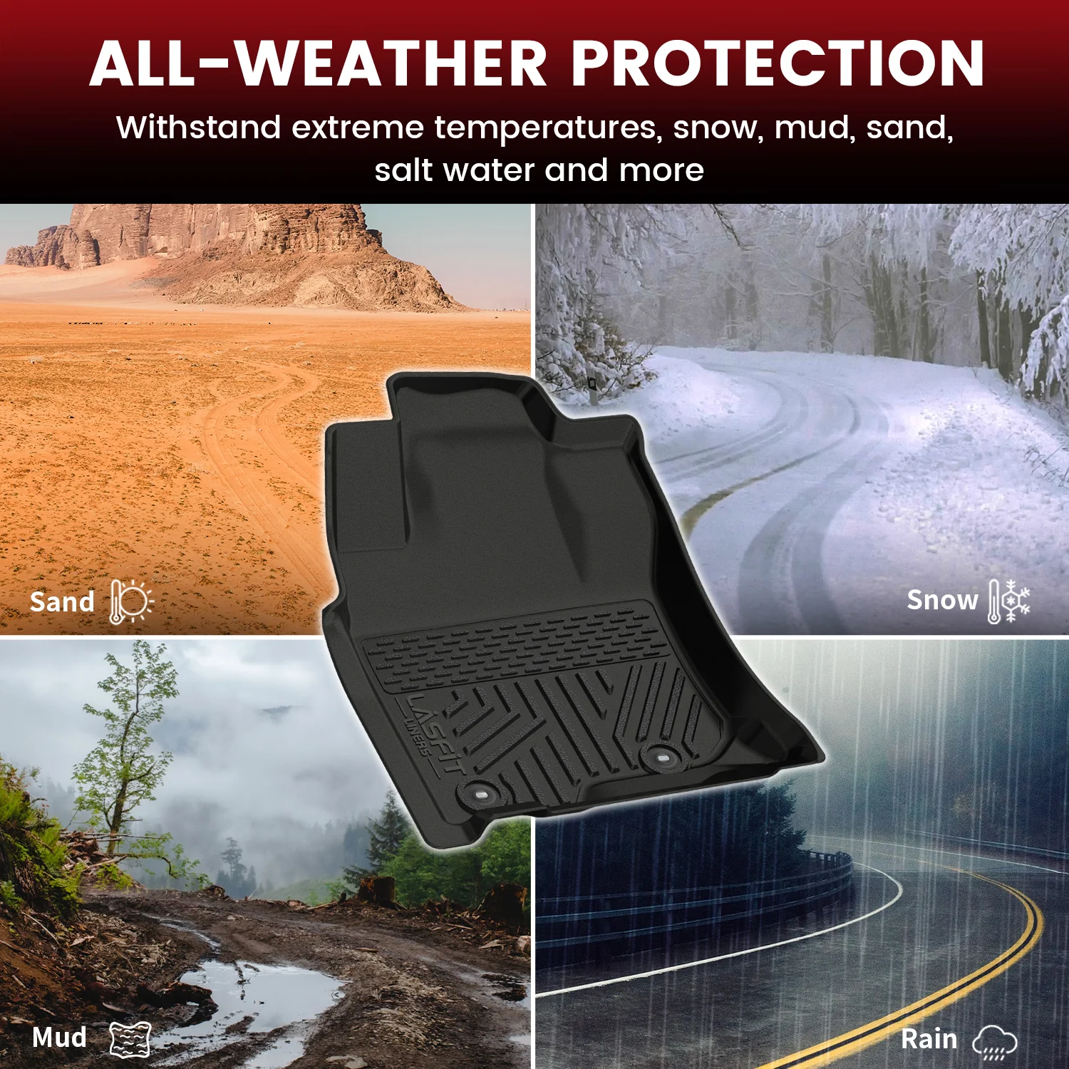 Fit for 2013-2024 Toyota 4Runner Floor Mats or Cargo Mat or Seatback Mat - Image 42