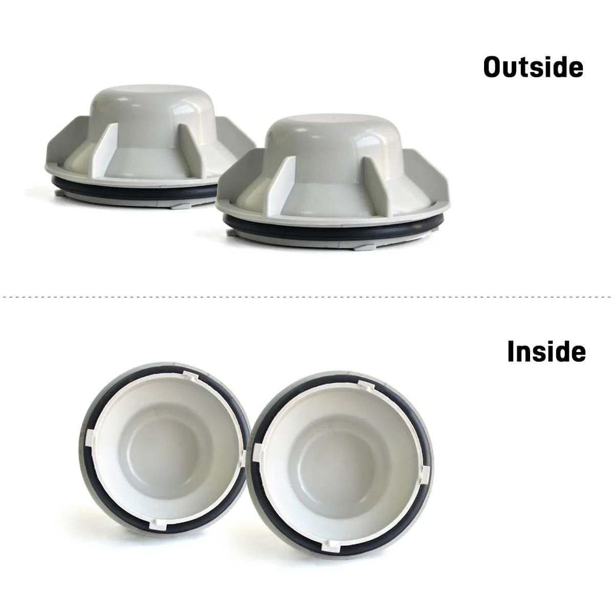 Fit for Toyota Highlander Lexus LX570 LED Bulb Dust Cover Seal Cap Waterproof OEM Design - Image 3