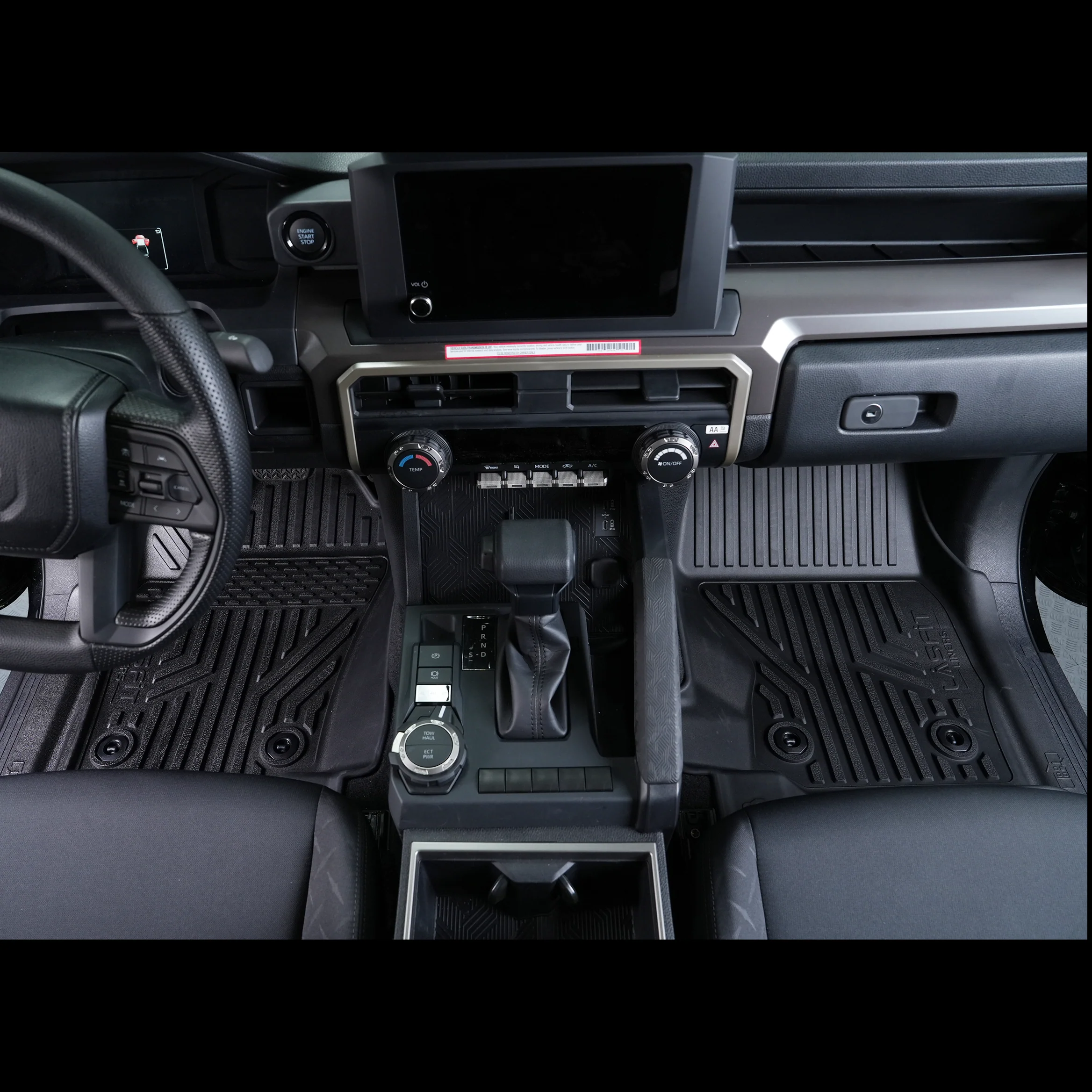 Fit for 2024-2026 Toyota Tacoma All-Weather Floor Mats, Fit Double Cab Only - Image 3